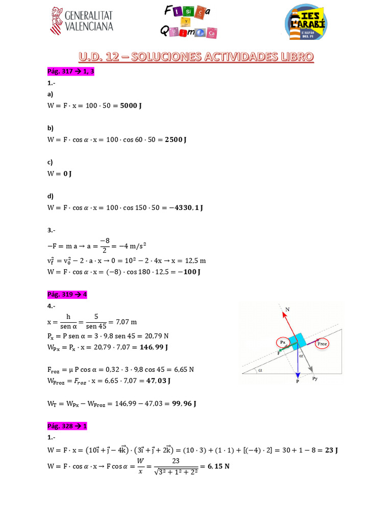 Work and Energy Calculations in Physics | PDF | Chess Theory | Chess ...