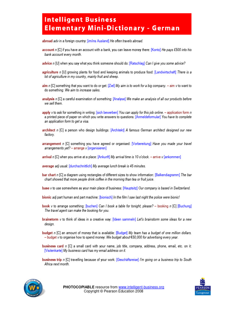 Essential Business Vocabulary Guide | PDF | Cost Of Living