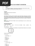 Barisan Dan Deret Geometri