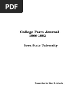 Download College Farm Journal - Iowa Agricultural College by Special Collections and University Archives Iowa State University Library SN9849526 doc pdf
