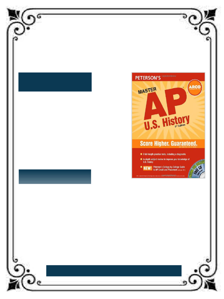 Master the AP U S History Peterson s Ap U S History 2nd Edition ...