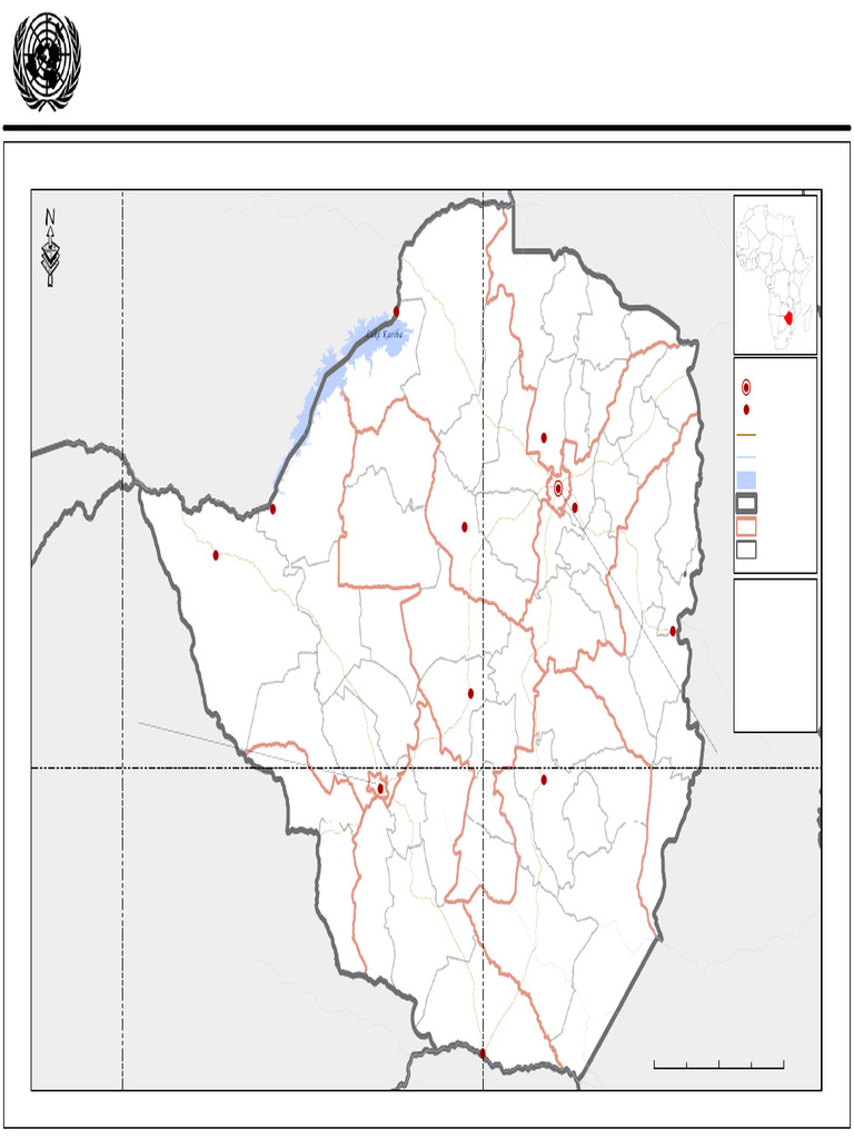Zimbabwe Reference Map Overview | PDF | Geographical Technology ...