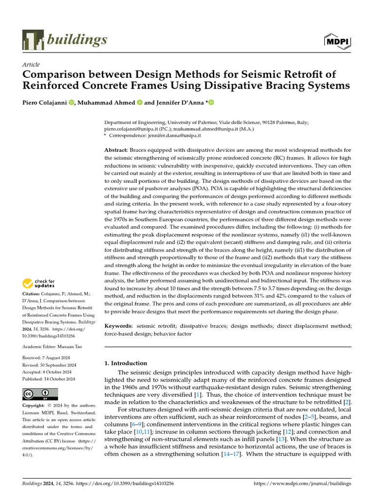 Seismic Retrofit Design Methods for RC Frames | PDF | Earthquake ...