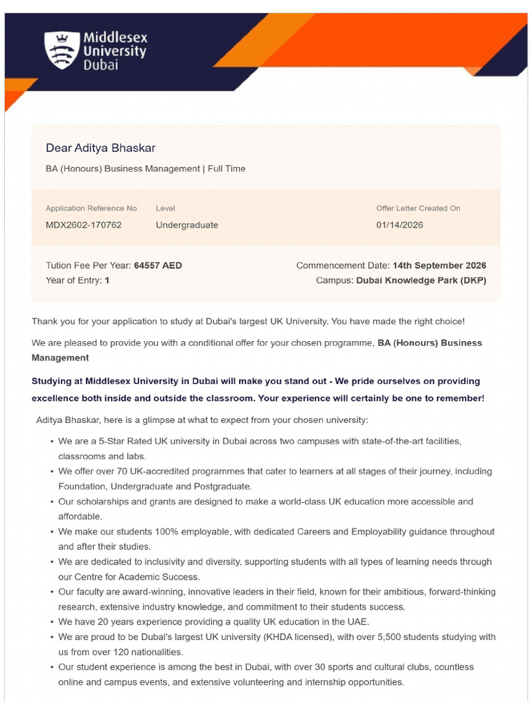 Offer Letter | PDF