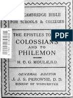 Colossians and Philemon