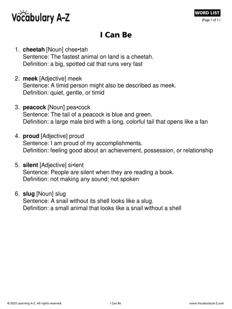 I Can Be | PDF | Adjective | Linguistics