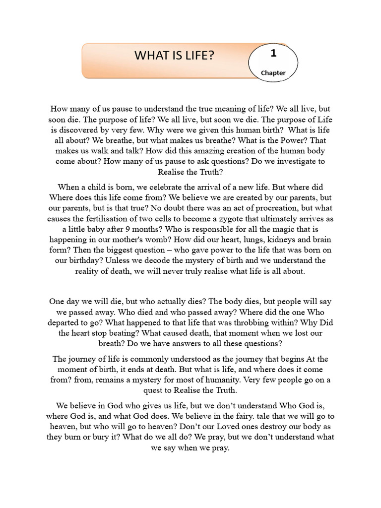 Understanding Life and Karma's Role | PDF | Karma | Luck