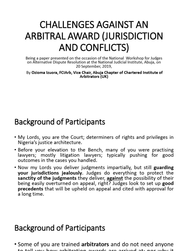 Challenges to Arbitral Awards Explained | PDF | Arbitration | Arbitral ...