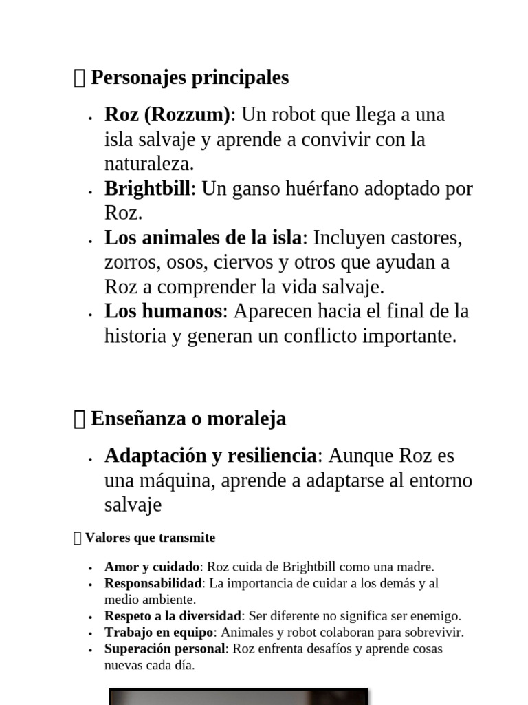 Roz: El Robot que Aprendió a Amar | PDF | Robot | Robótica