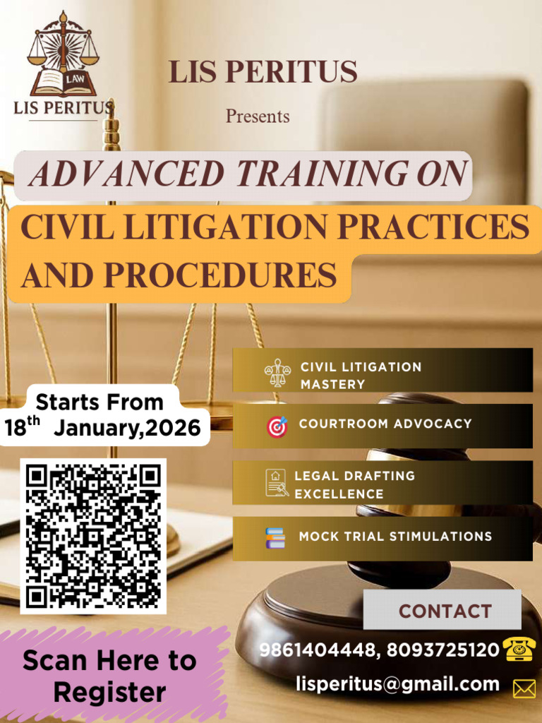Advanced Civil Litigation Training Course | PDF | Lawsuit | Discovery (Law)