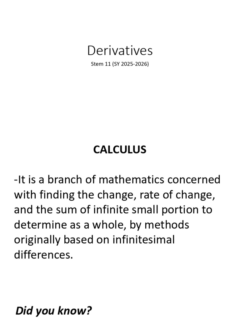 Derivativesvxxggxyydyfyfyfyfyfyfyfyfyfyfyfy | PDF | Tangent | Derivative