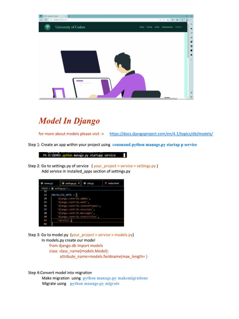 Django Model | PDF