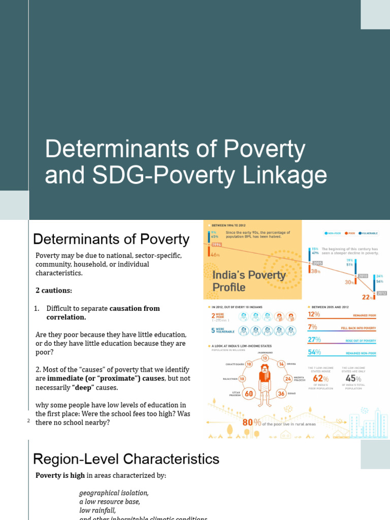 Understanding Poverty Determinants | PDF | Poverty | Poverty & Homelessness