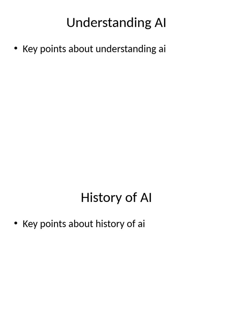 Comprehensive Guide to Understanding AI | PDF