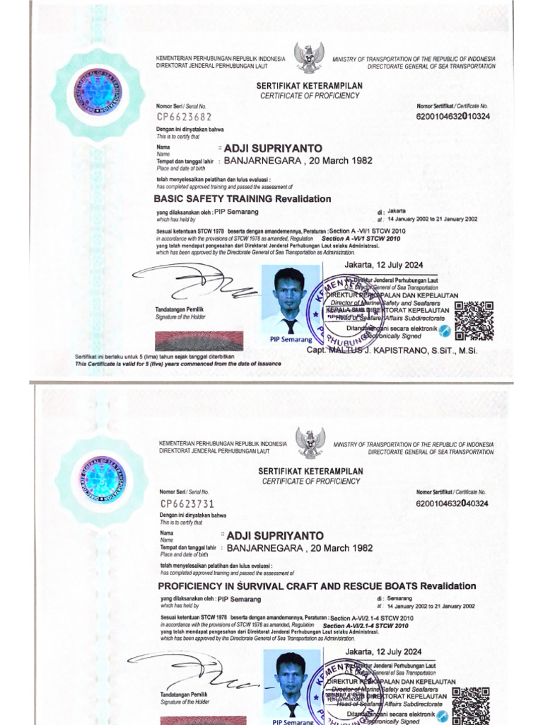 STCW Certificates | PDF