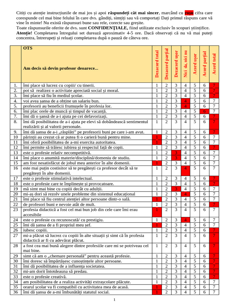 Chestionare de - Completat - PIPP An1 - Ian. 2026 Copie-1 | PDF