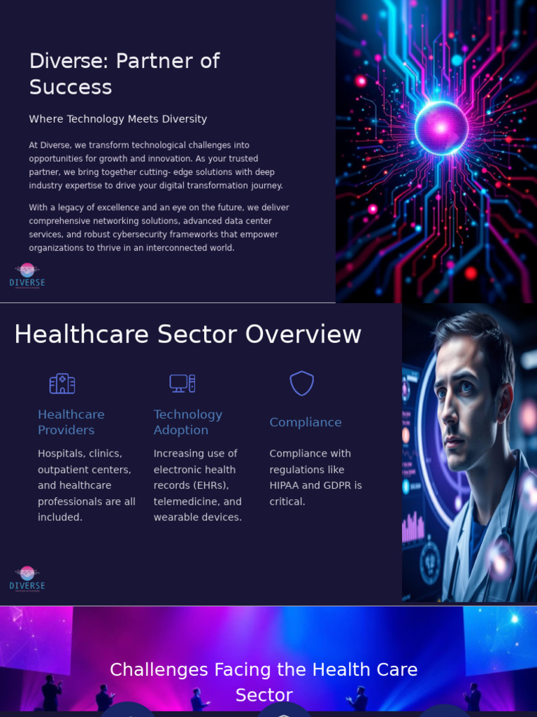 Healthcare Network Solutions by Diverse | PDF | Computer Security ...