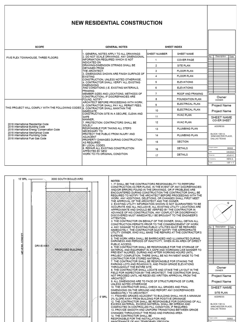 4-plex Townhouse | PDF