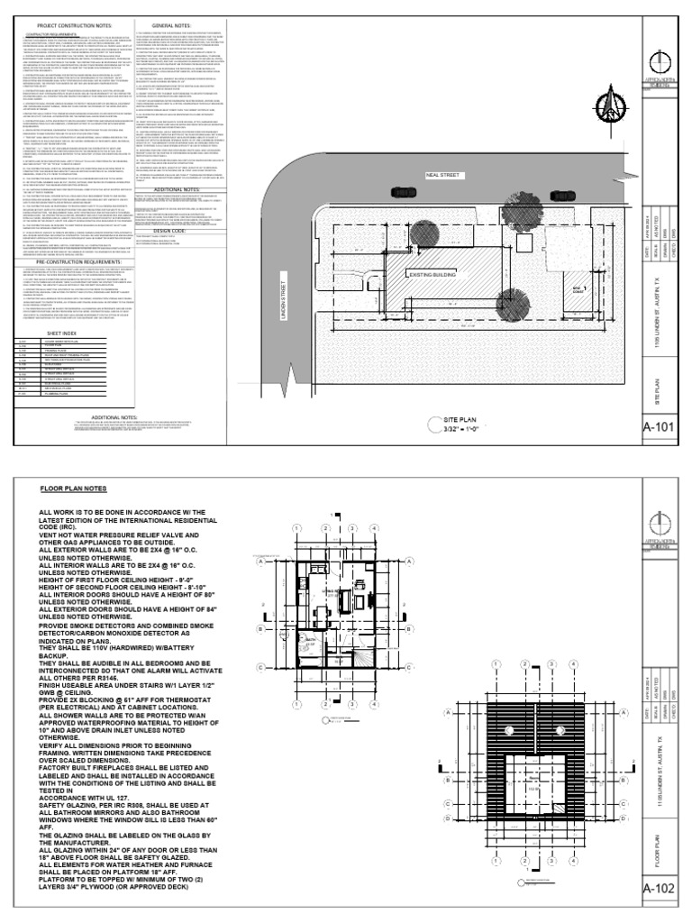 1105 LINDEN ST, AUSTIN, TX REV 3 | PDF | Legal Liability | Building ...