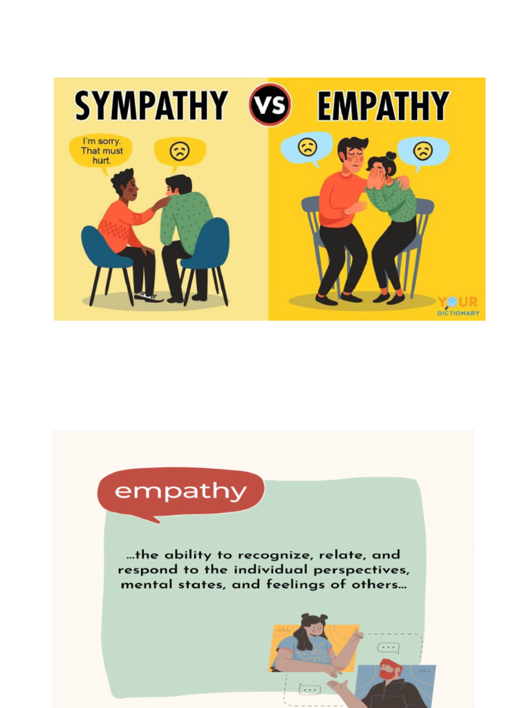Empathy Vs Sympathy | PDF