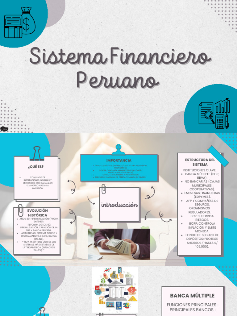 Estructura y Desafíos del Sistema Financiero Peruano | PDF | Bancos ...