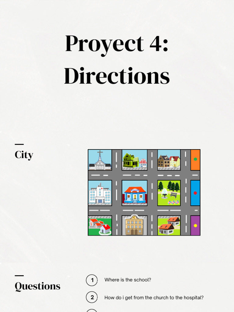 Directions and Location Questions Guide | PDF