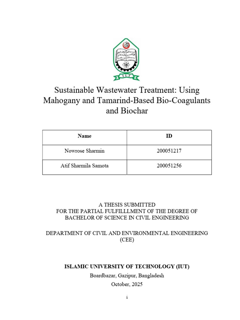 Sustainable Wastewater Treatment Methods | PDF | Sewage Treatment ...