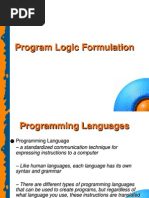 Program Logic Formulation