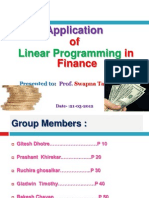 Application Oflpp in Finance PPT Final