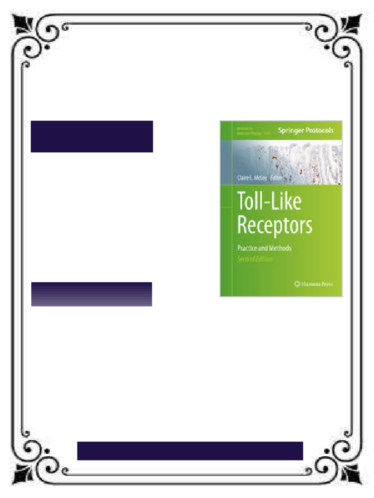 Toll Like Receptors Practice and Methods 2nd Edition Claire E. Mccoy ...