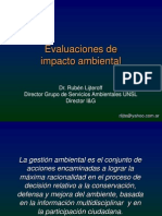 CAPACITACIÓN EVALUACIONES DE IMPACTO AMBIENTAL