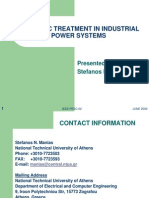 Harmonic Treatment in Industrial Power