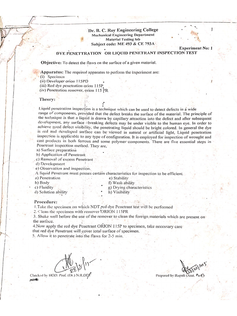 ME512 - (Material Testing Laboratory) | PDF