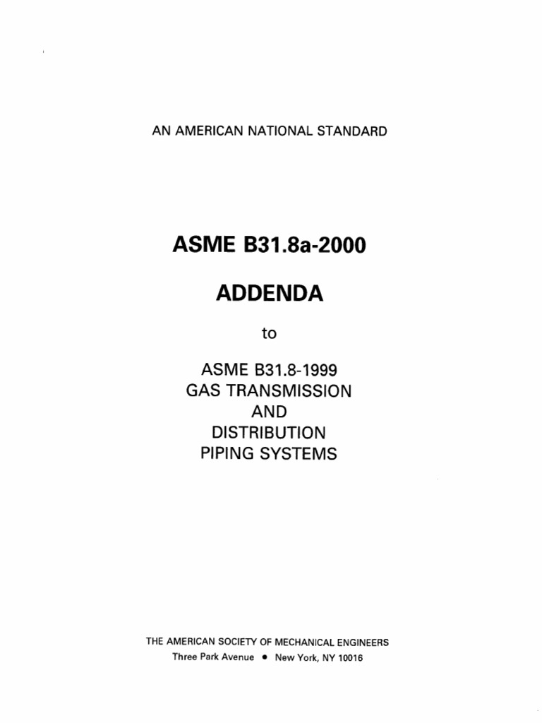 B31.8-1999_2000 | PDF | Engineering