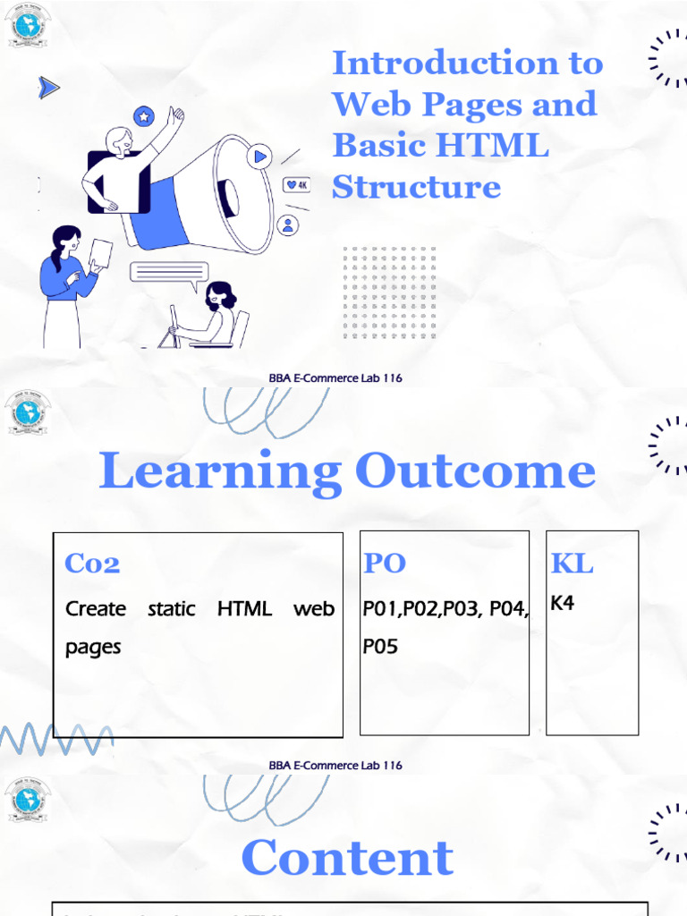 Basic HTML Structure and Tags Guide | PDF | Html | Html Element