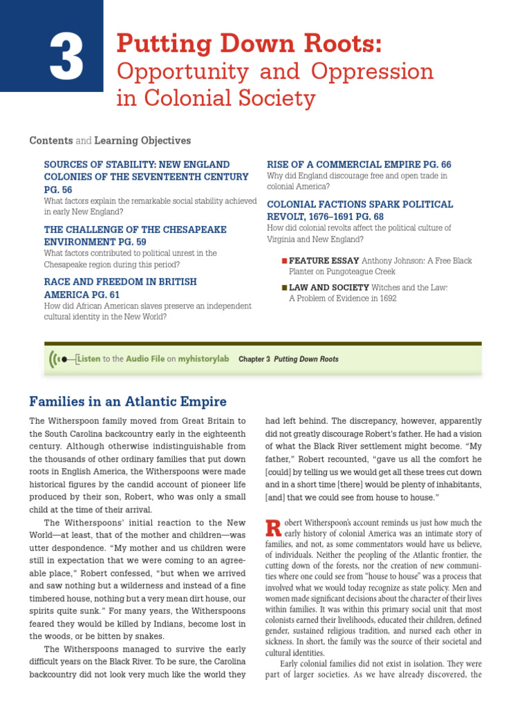 Colonial Family Life in America | PDF | Massachusetts Bay Colony | Family