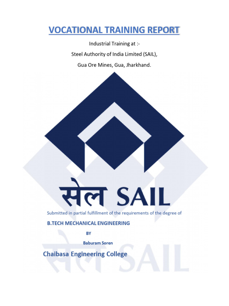 Vocational Training Report at SAIL Gua Mines | PDF | Actuator | Pump