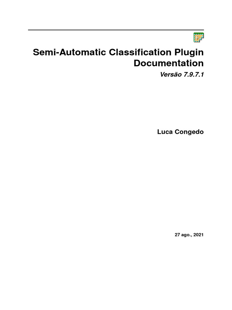 Semi-Automatic Classification Plugin Guide | PDF | Computer File ...