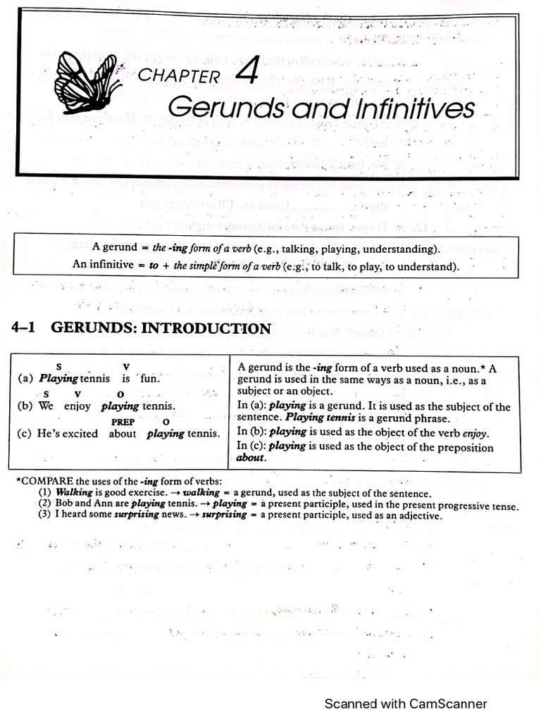 Gerunds and Infinitives | PDF