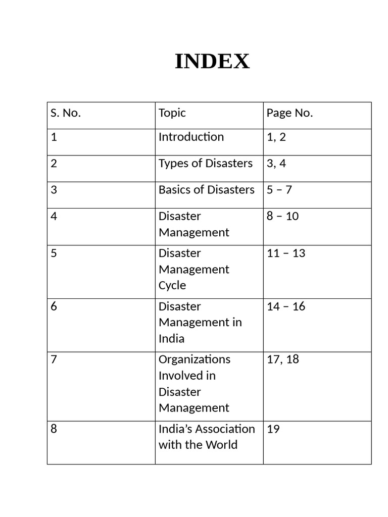 Disaster Management Overview and Strategies | PDF | Natural Disasters ...