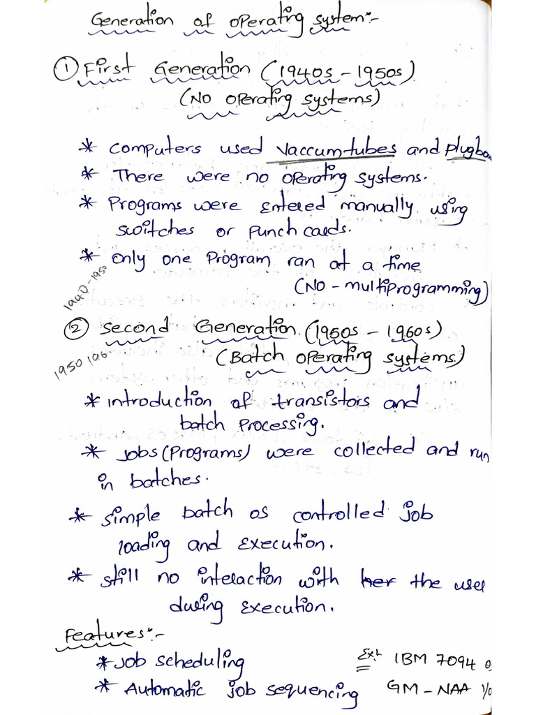 UNIT 1-OS Notes | PDF