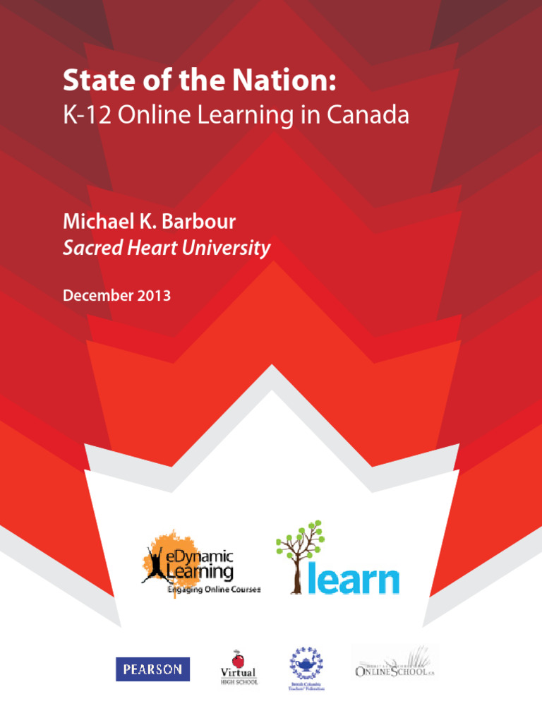 K-12 Online Learning in Canada Report | PDF | Massive Open Online ...