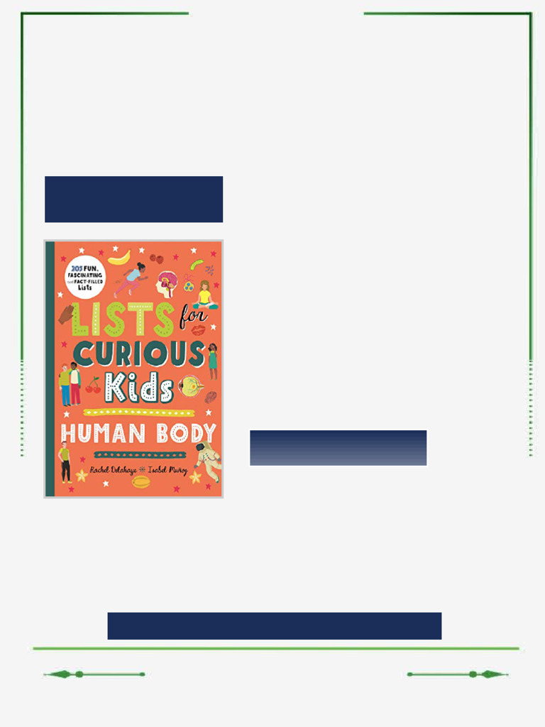Lists for Curious Kids: Human Body - 205 Fun, Fascinating and Fact ...