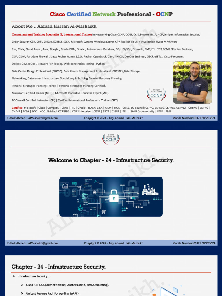 CCNP Infrastructure Security Overview | PDF | Computer Engineering ...