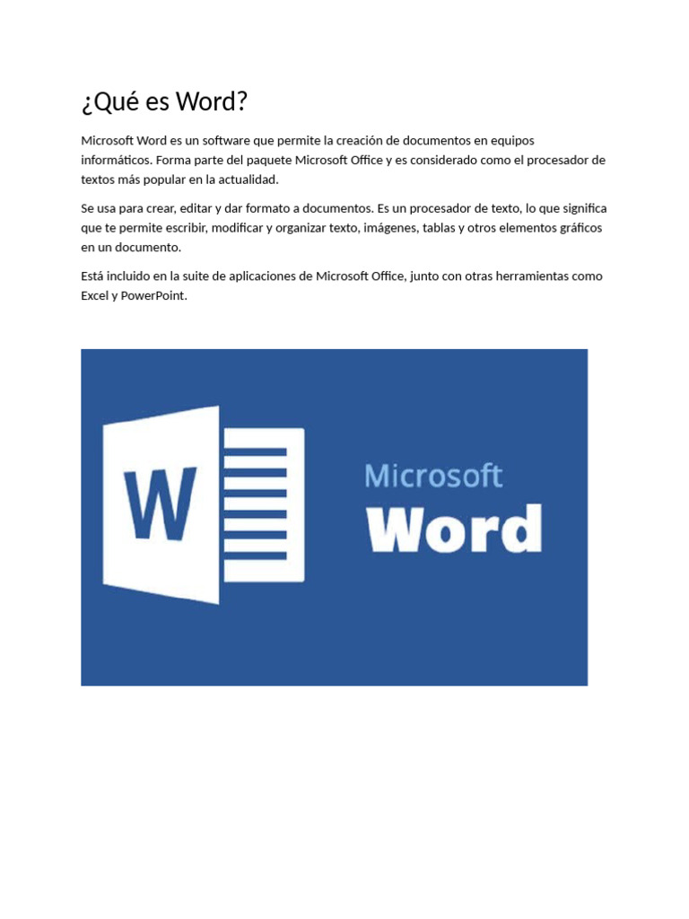 Introducción a Microsoft Word | PDF