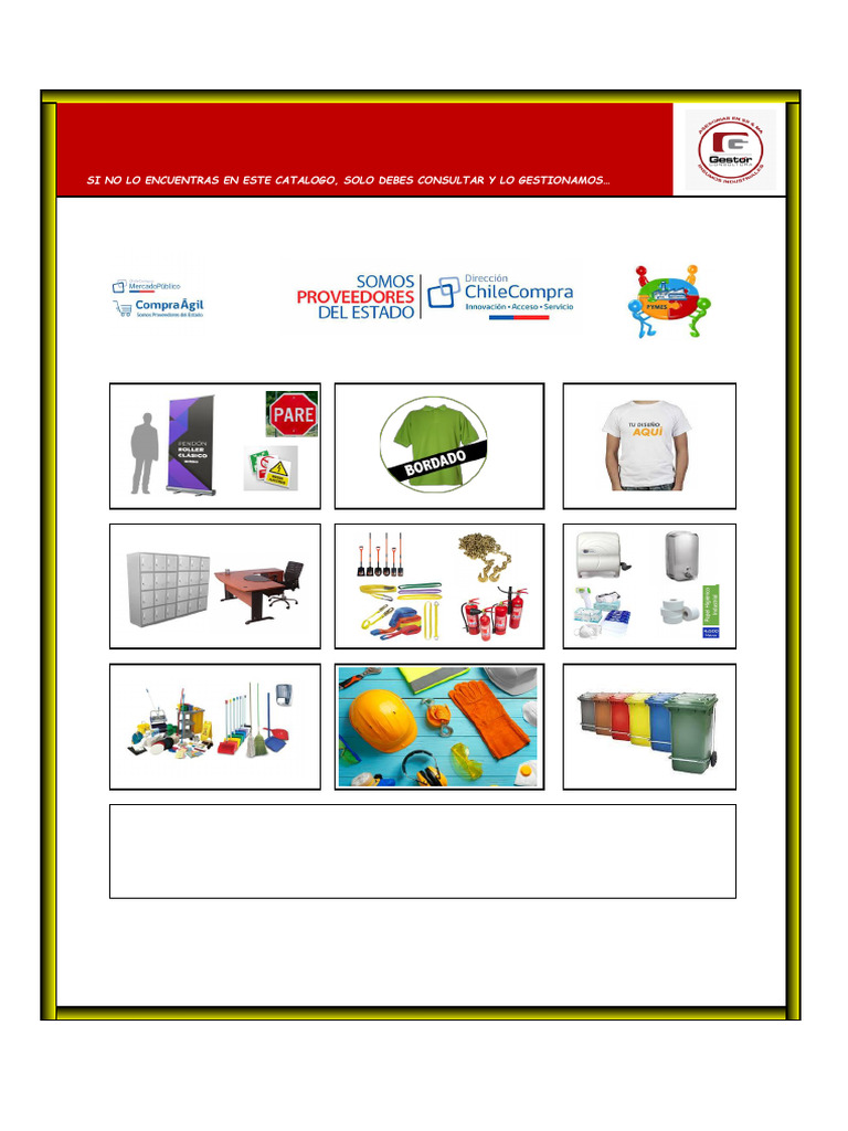 Insumos Industriales Gestor Consultora | PDF