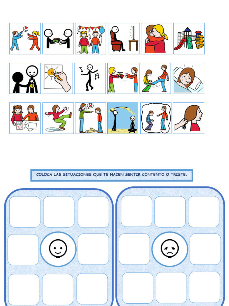 Clasifica Contento Triste | PDF
