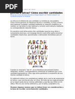 Guía Completa para Convertir Números A Letras (Con Ejemplos Prácticos ...