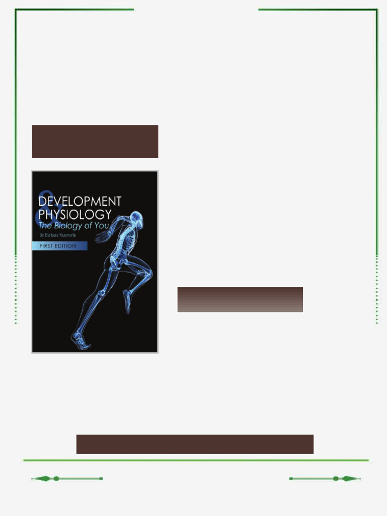 Development physiology the biology of you First Edition Kuemerle eBook premium student version ...