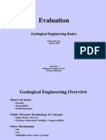 Evaluation: Geological Engineering Basics